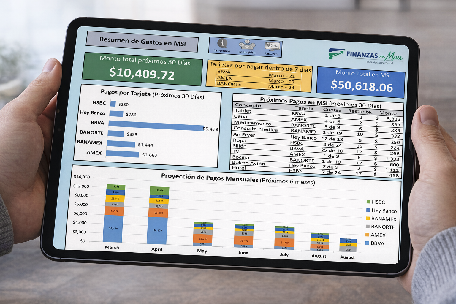Vista previa Plantilla MSI